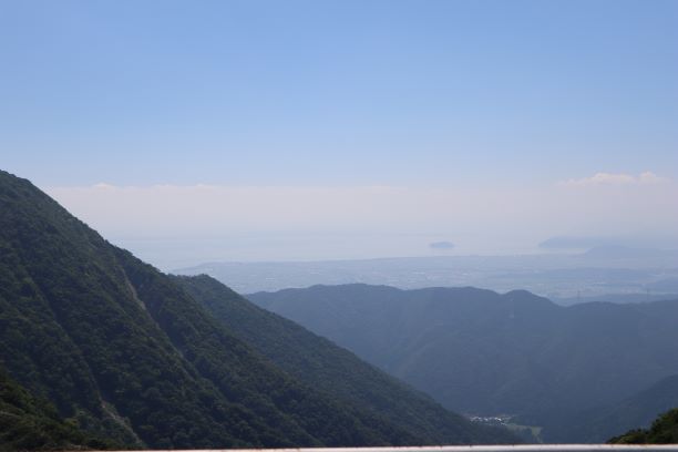 伊吹山からの景色。いい眺め！